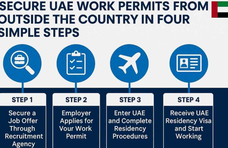 Secure UAE Work Permits from Abroad in 2025: 4 Easy Steps