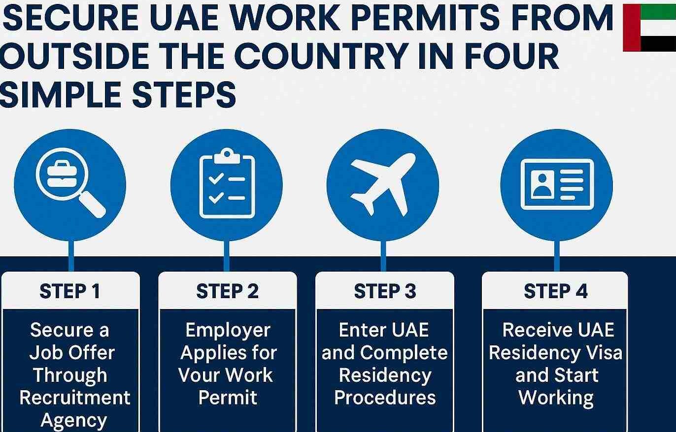 Secure UAE Work Permits from Abroad in 2025: 4 Easy Steps