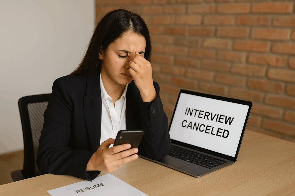 Job Seeker Cancels Interview Over Messages 2025