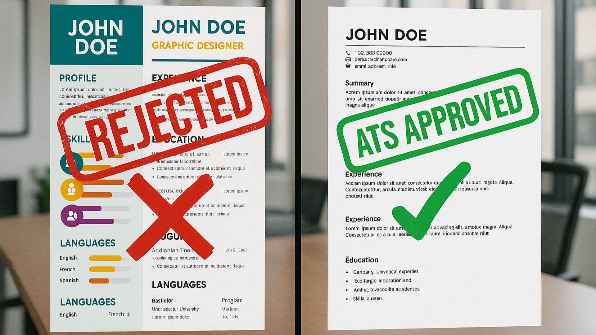 Why You Should Not Use Fancy Resume Templates