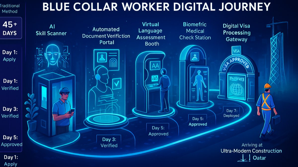 AI in Qatar Blue Collar Recruitment Fast-Track Success